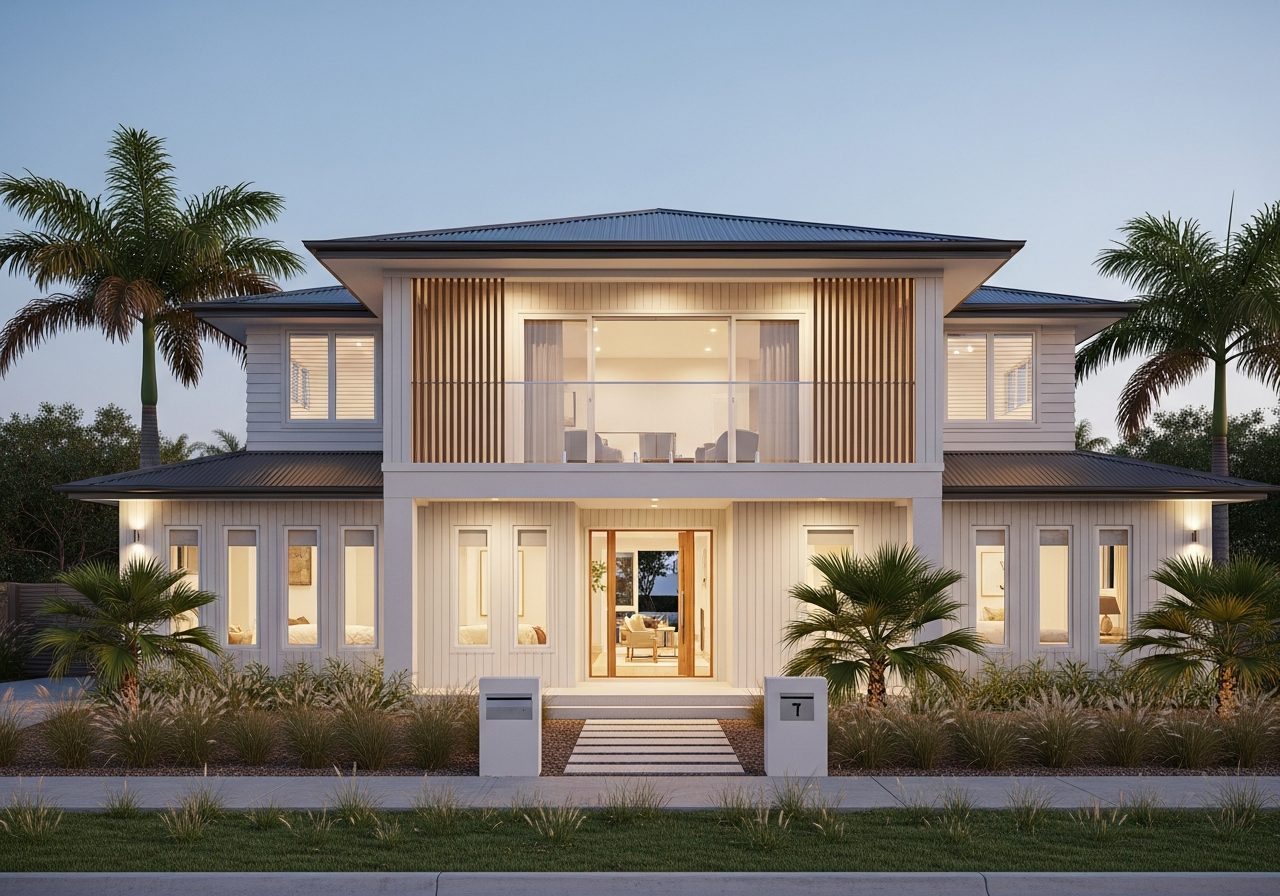 Aldgate — Coastal Contemporary two storey facade