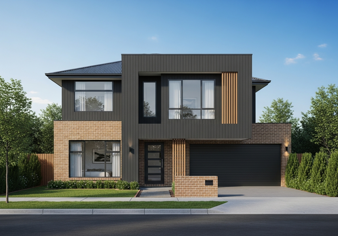 Linden — Contemporary two storey facade