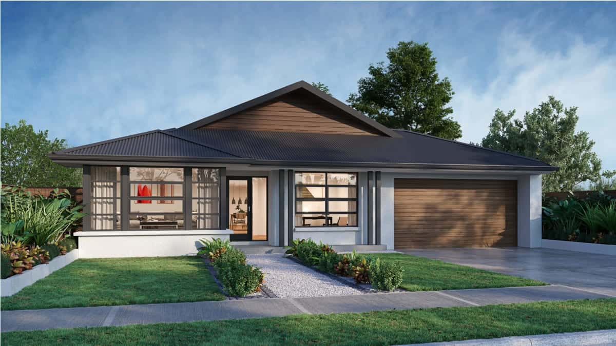 Carrington — Coastal Contemporary single storey facade