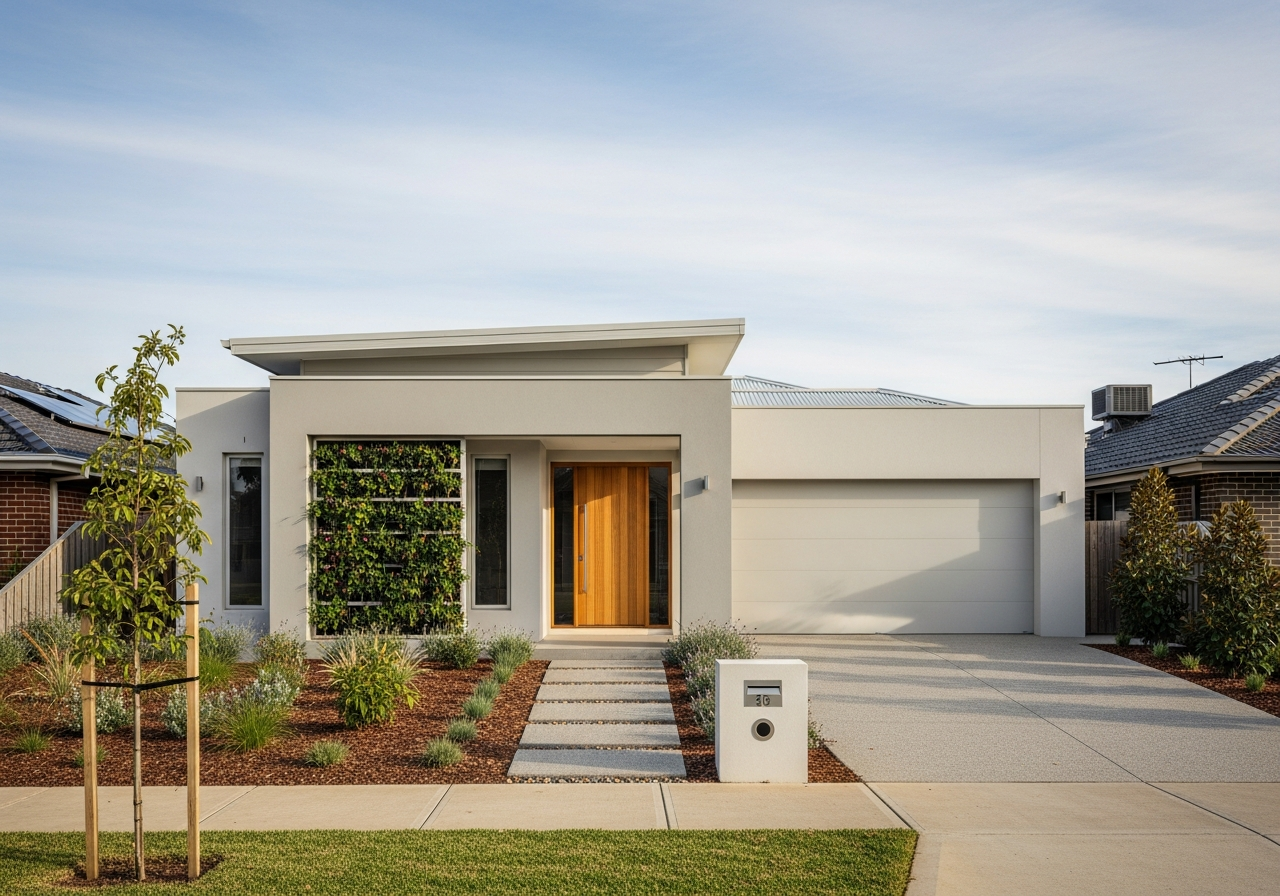 Savoy — Urban Contemporary single storey facade
